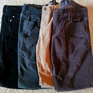 7 pairs corduroy pants Calvin Klein Jeans Size 14